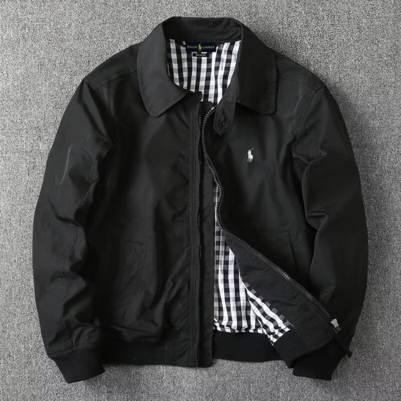 2026 Modern Klassisk Zip-Up Jacka - Rea