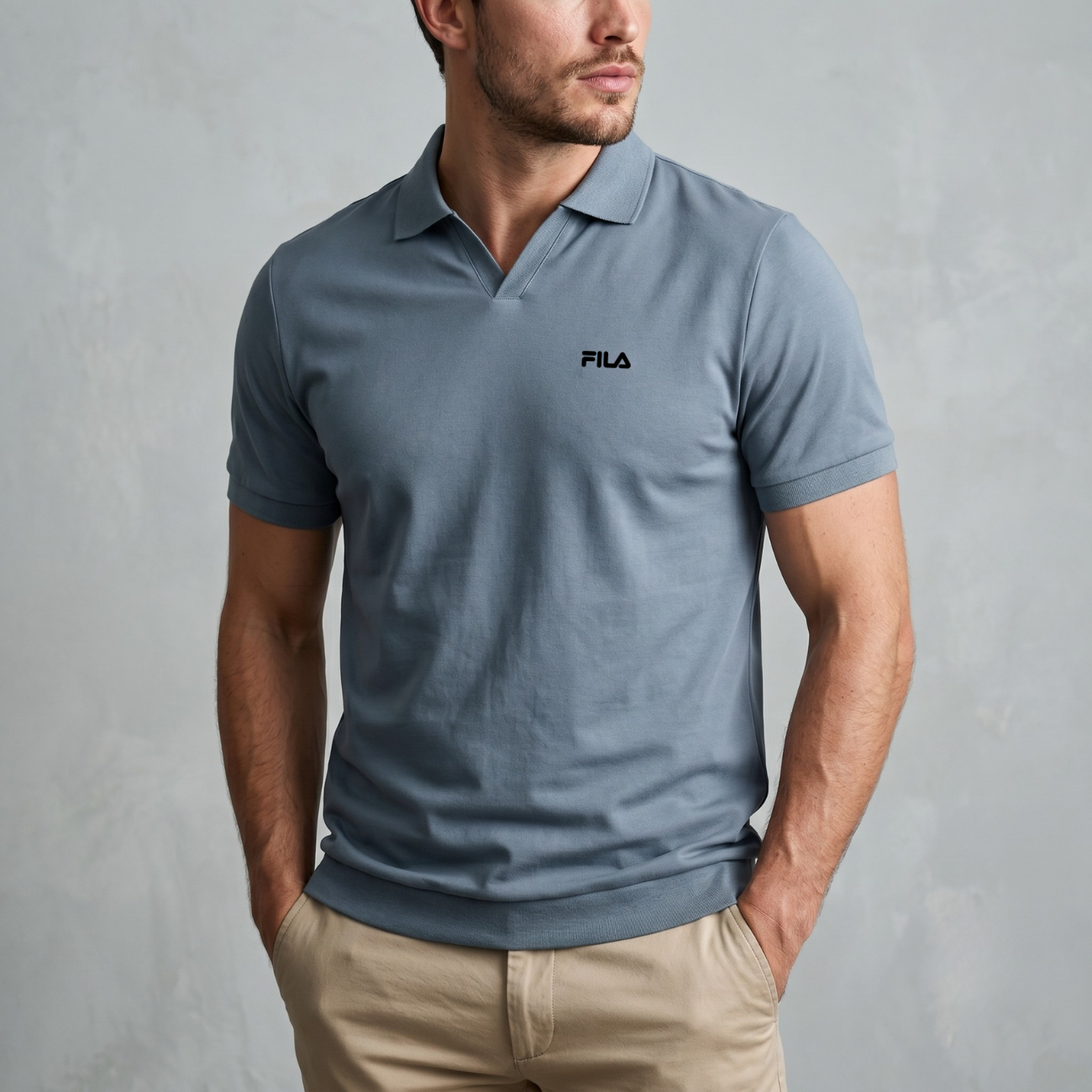 V-Placket Polo - Utförsäljning