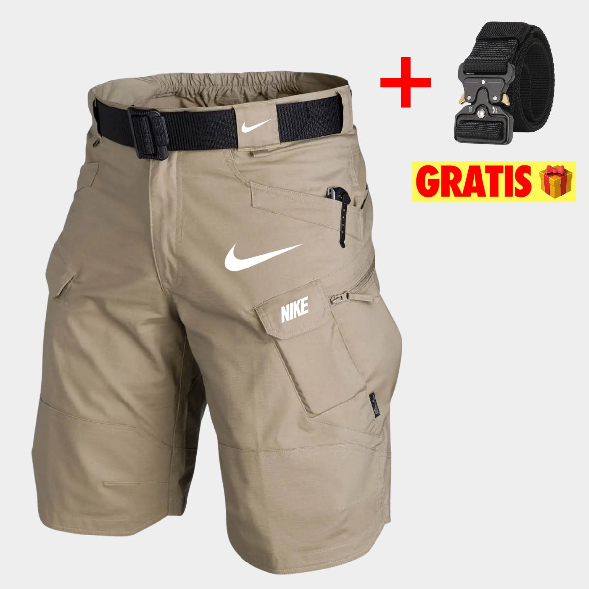 Taktiska Cargo-shorts + Gratis Bälte — UTFÖRSÄLJNING