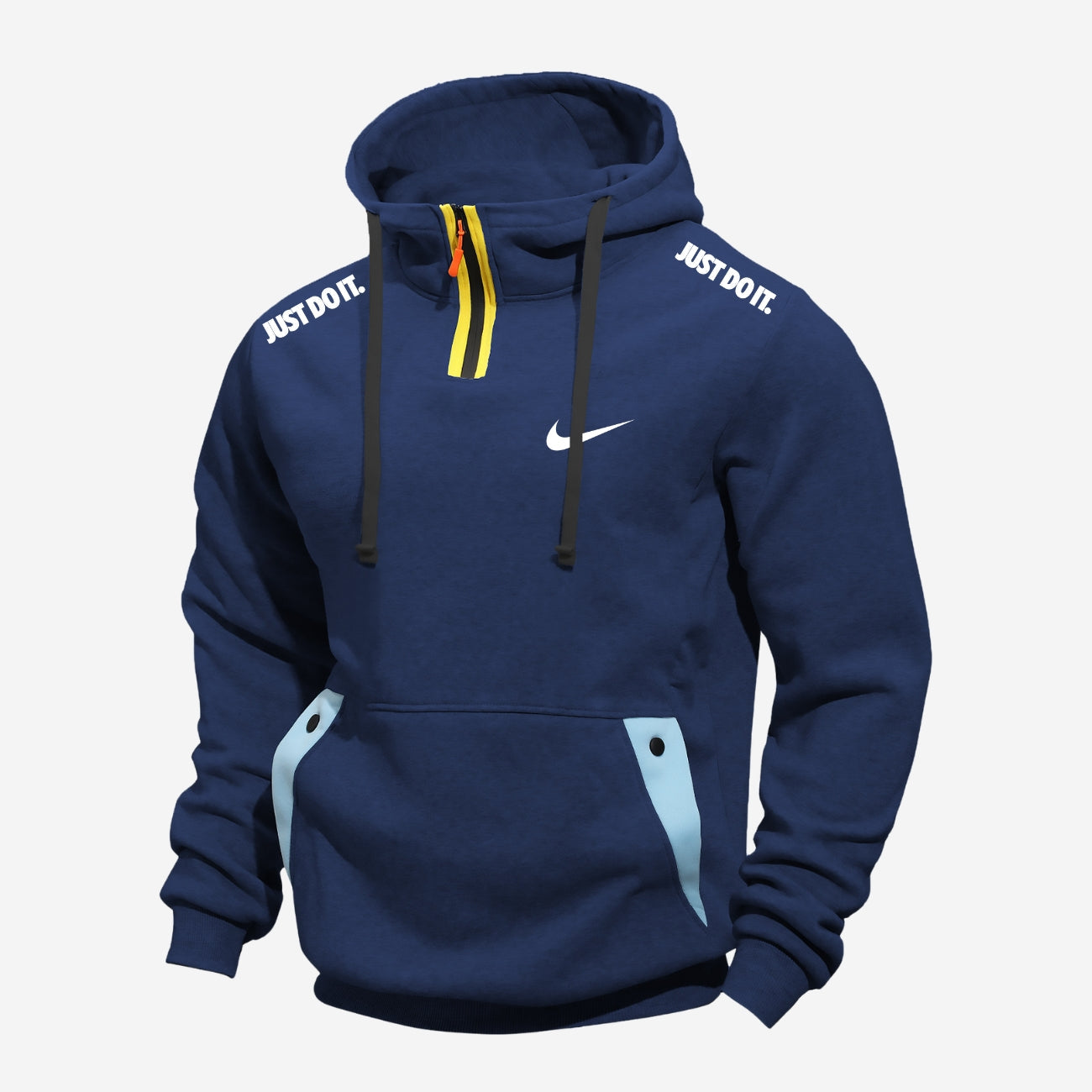 Avslappnad Half-Zip Hoodie - TFÖRSÄLJNING AV KOLLEKTION