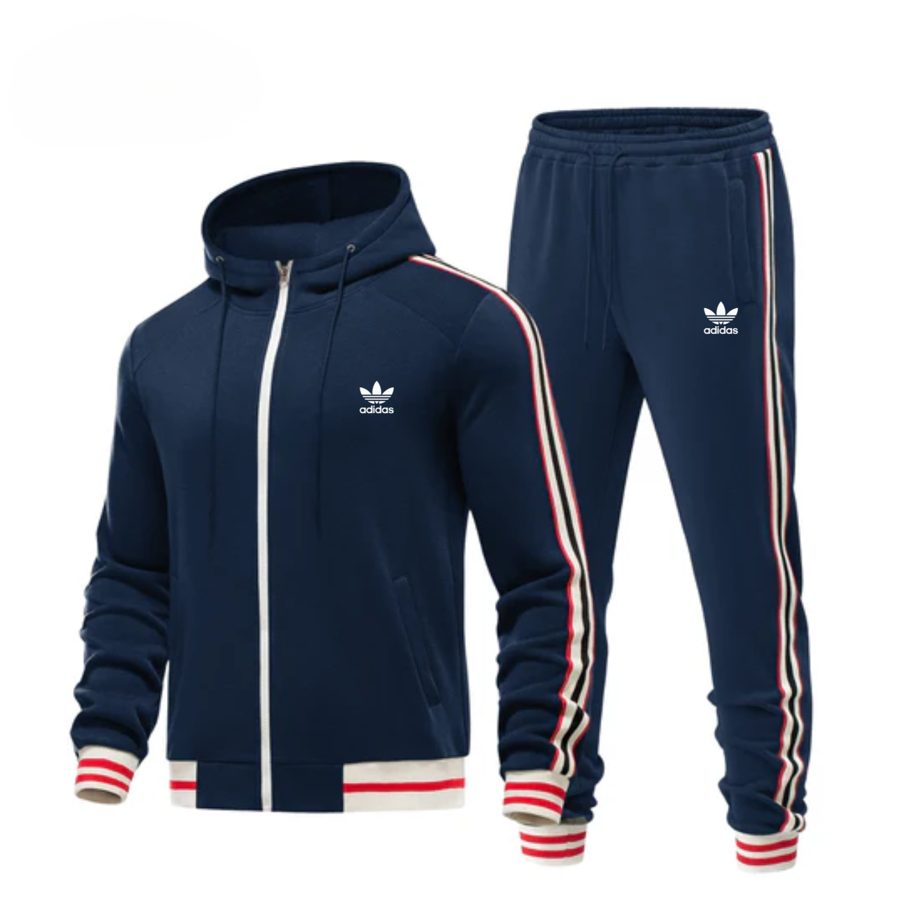 Avslappnad Set Hoodie & Byxor - REA