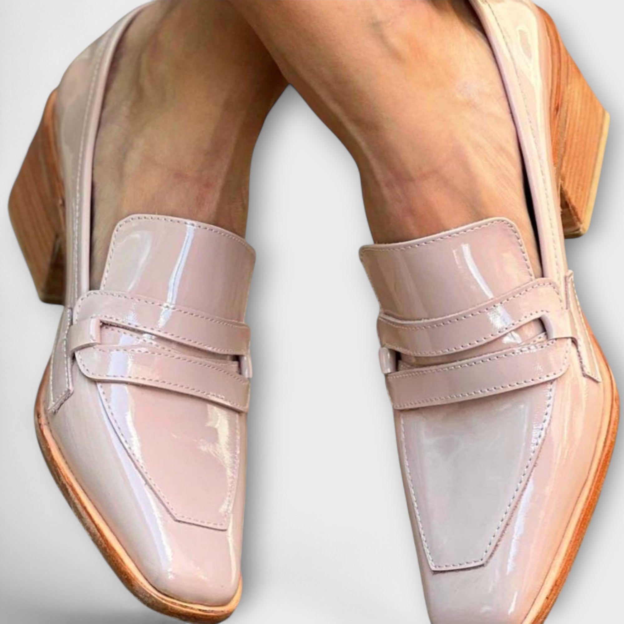 Elaine | Glänsande loafers