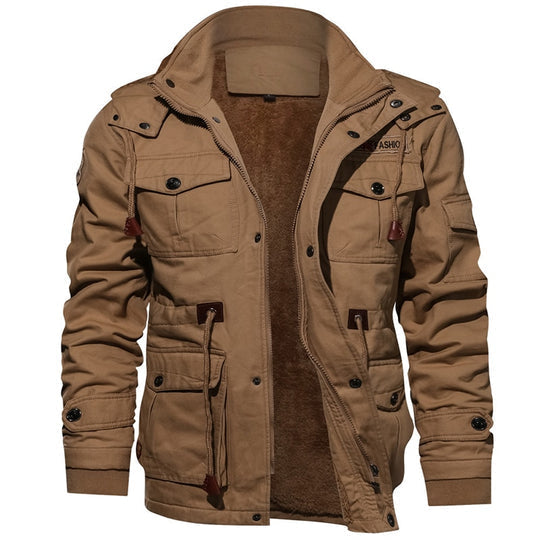 Veyro™ - Stilren Modern Jacka med Foder & Flera Fickor