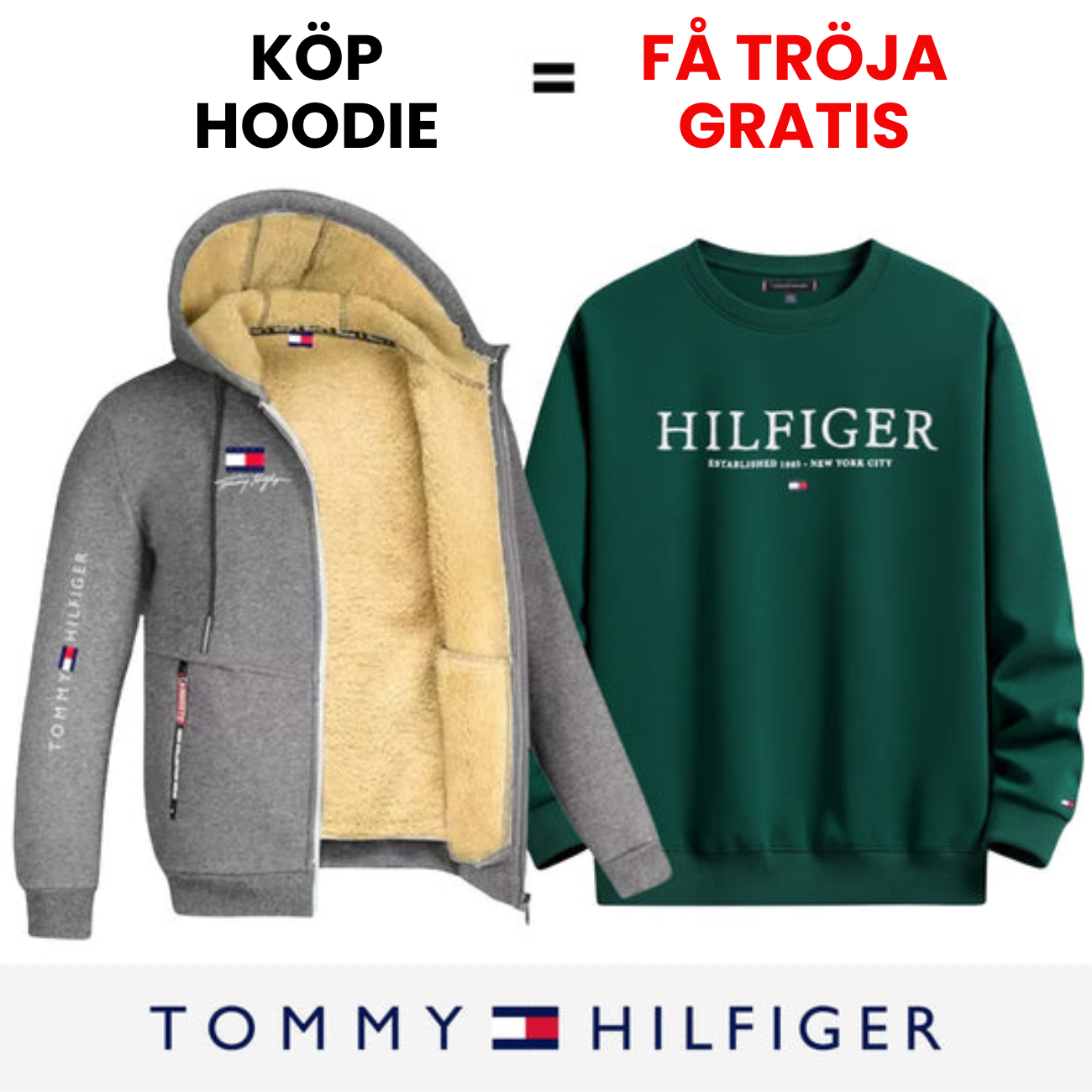 Premium Sherpa Hoodie + Sweat Erbjudande || BEGRÄNSAD ERBJUDANDE