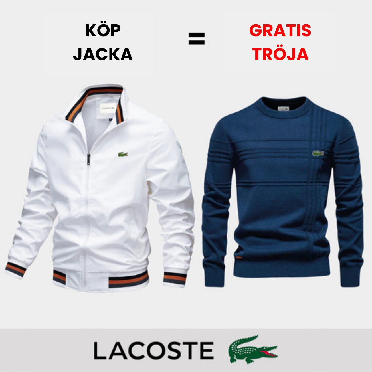 CASUAL JACKA + GRATIS TRÖJA || BEGRÄNSAT ERBJUDANDE