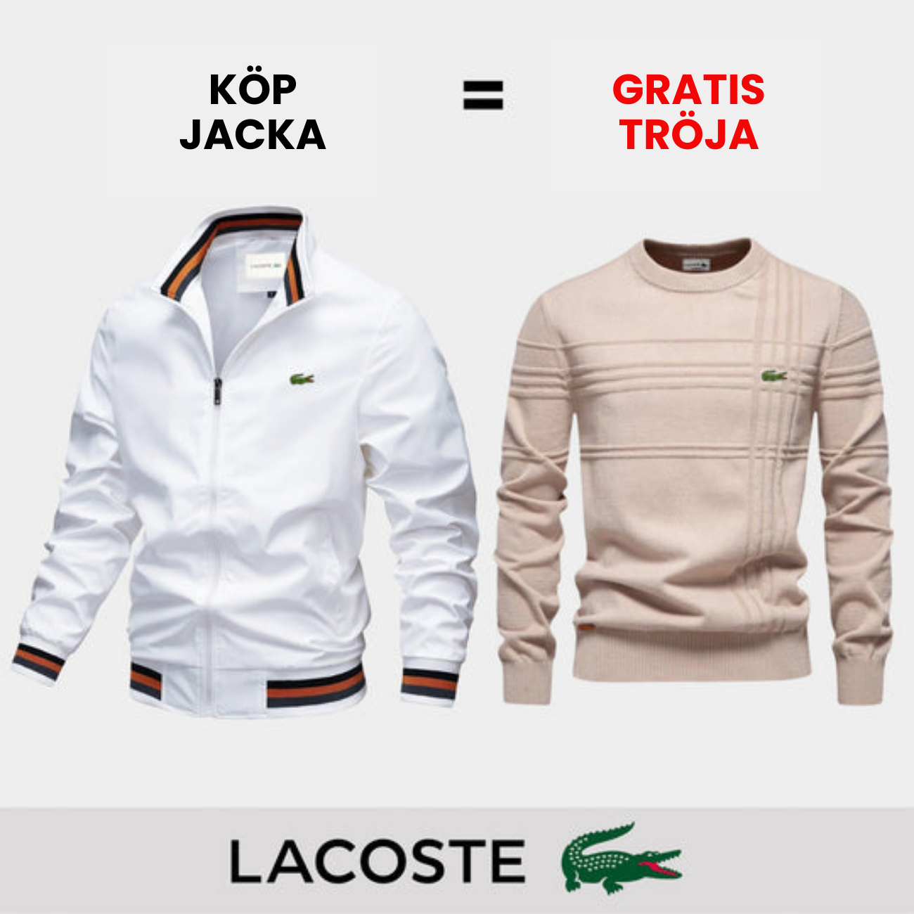 CASUAL JACKA + GRATIS TRÖJA || BEGRÄNSAT ERBJUDANDE