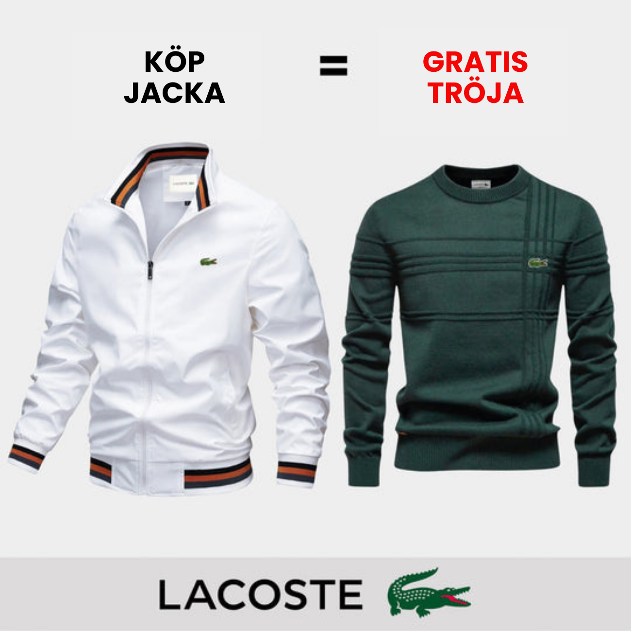 CASUAL JACKA + GRATIS TRÖJA || BEGRÄNSAT ERBJUDANDE