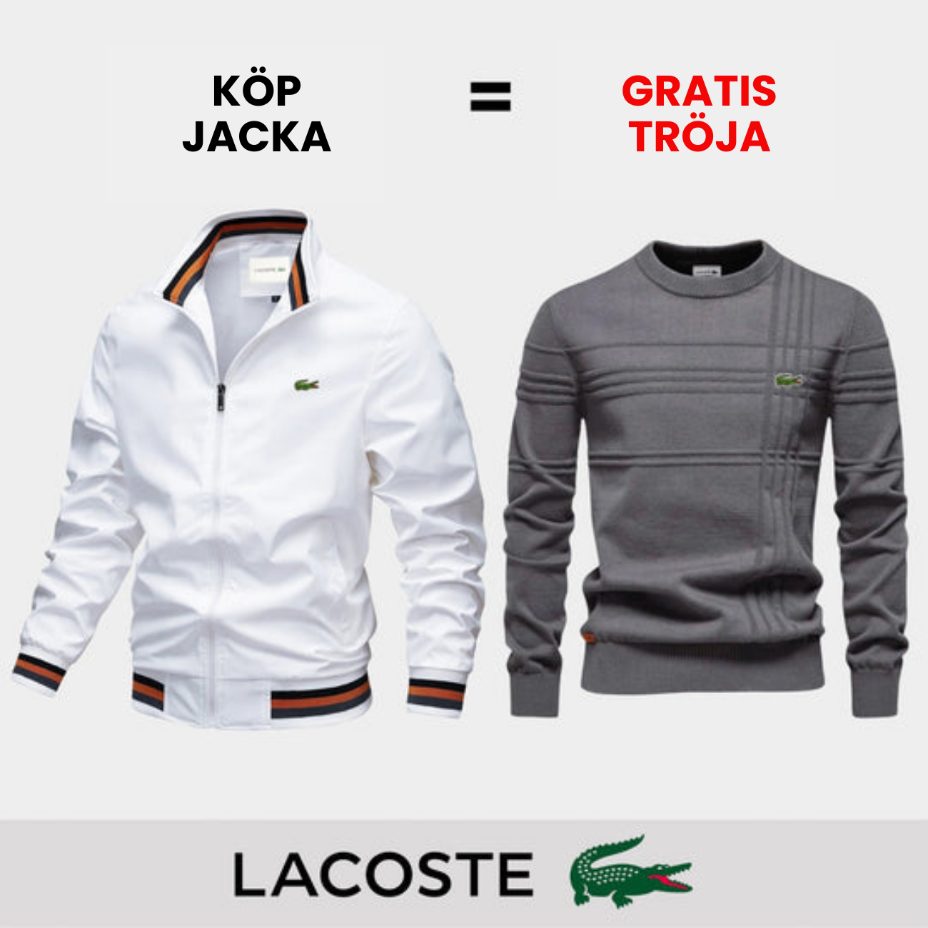 CASUAL JACKA + GRATIS TRÖJA || BEGRÄNSAT ERBJUDANDE