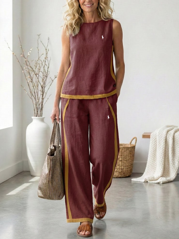 2026 Minimalistisk Modern Tvådelad Outfit - Utförsäljning