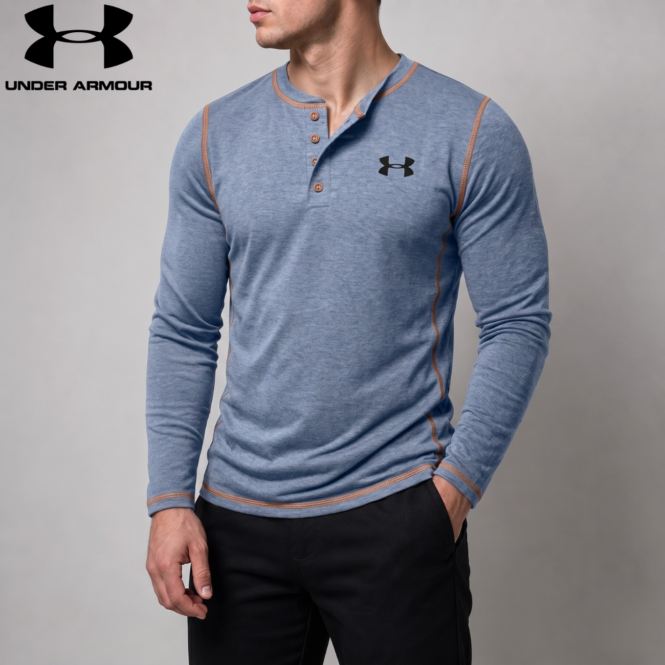 Långärmad Henley || Utförsäljning