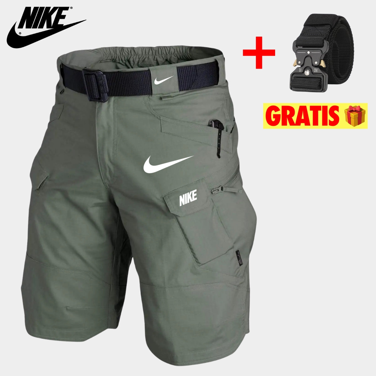 Taktiska Cargo-shorts + Gratis Bälte || UTFÖRSÄLJNING