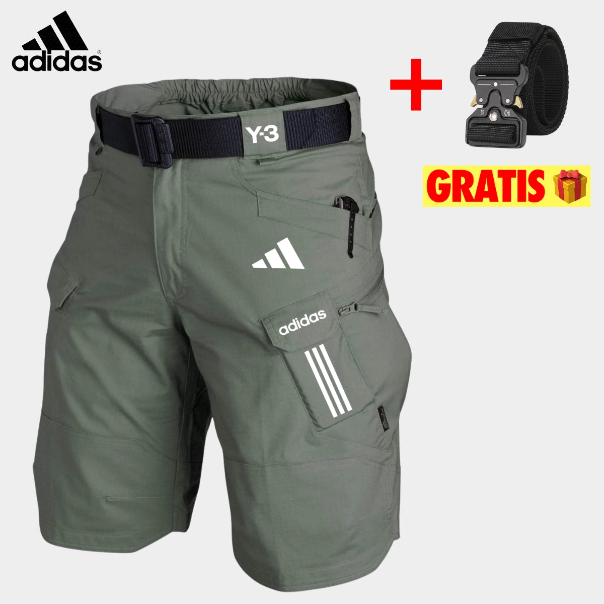 Taktiska Cargo-shorts + Gratis Bälte || UTFÖRSÄLJNING