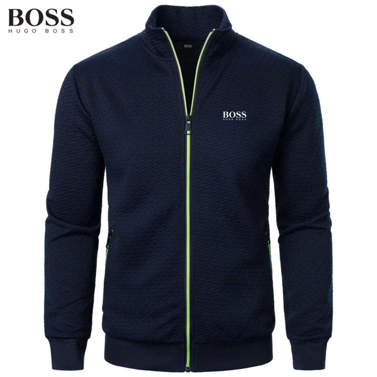2026 Texturerad Zip-up Jacka || Utförsäljning