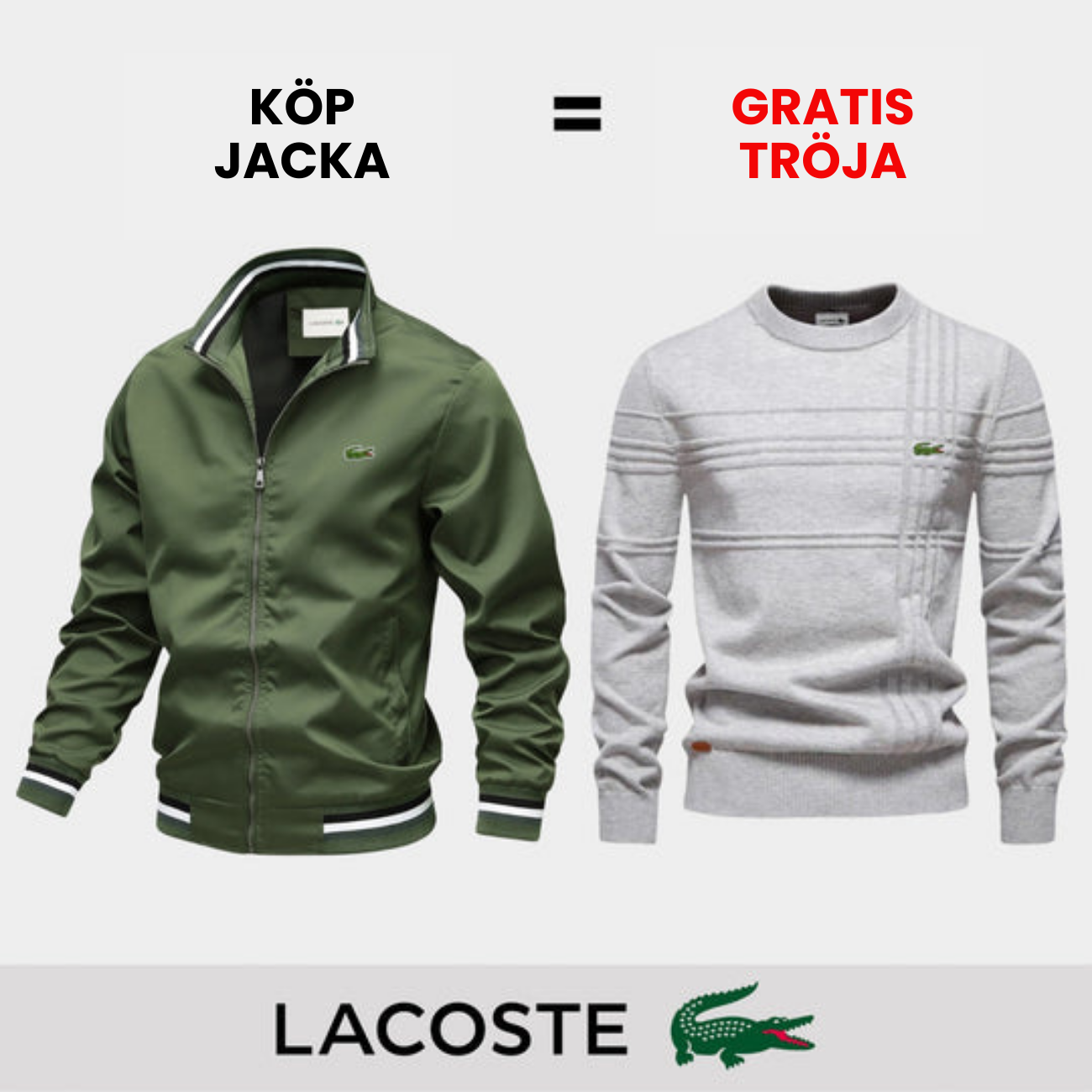 CASUAL JACKA + GRATIS TRÖJA || BEGRÄNSAT ERBJUDANDE