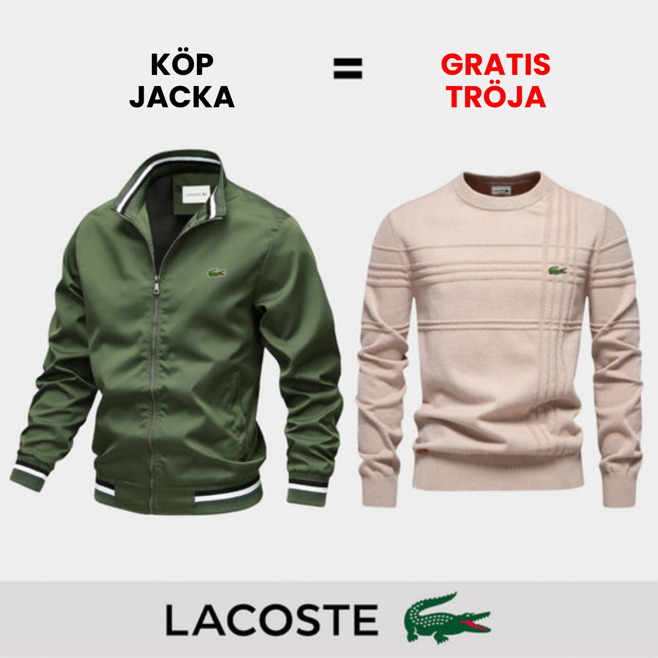 CASUAL JACKA + GRATIS TRÖJA || BEGRÄNSAT ERBJUDANDE