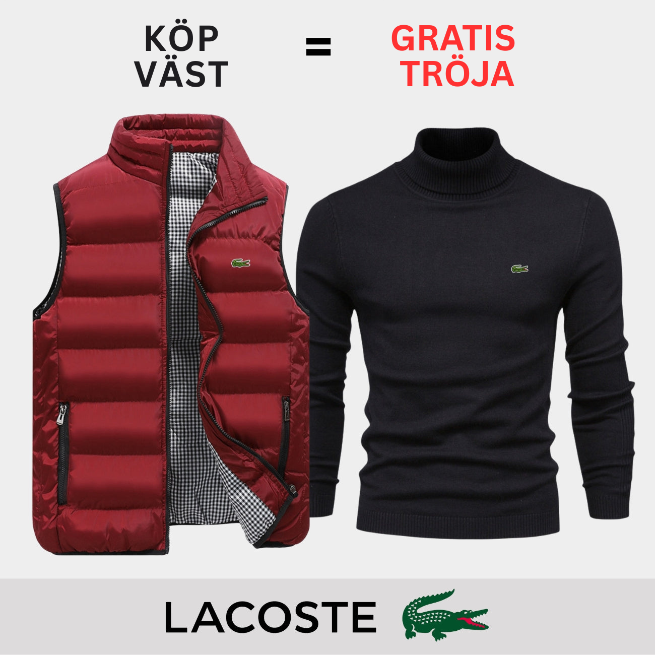 PREMIUM CASUAL VÄST + TRÖJA ERBJUDANDE || BEGRÄNSAT TID ERBJUDANDE