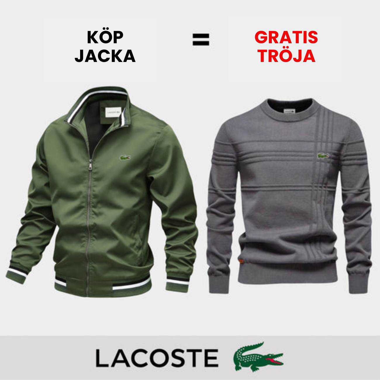 CASUAL JACKA + GRATIS TRÖJA || BEGRÄNSAT ERBJUDANDE
