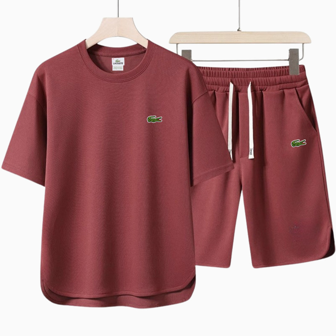 Casual Set för män - T-Shirt & Shorts
