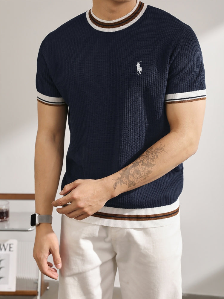 Casual T-shirt för män - med ren passform