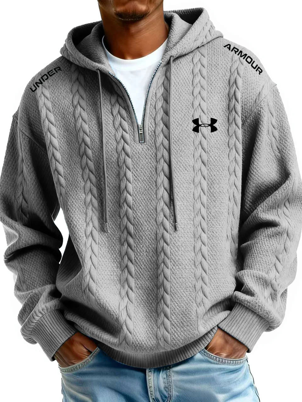 UA halvzip-hoodie
