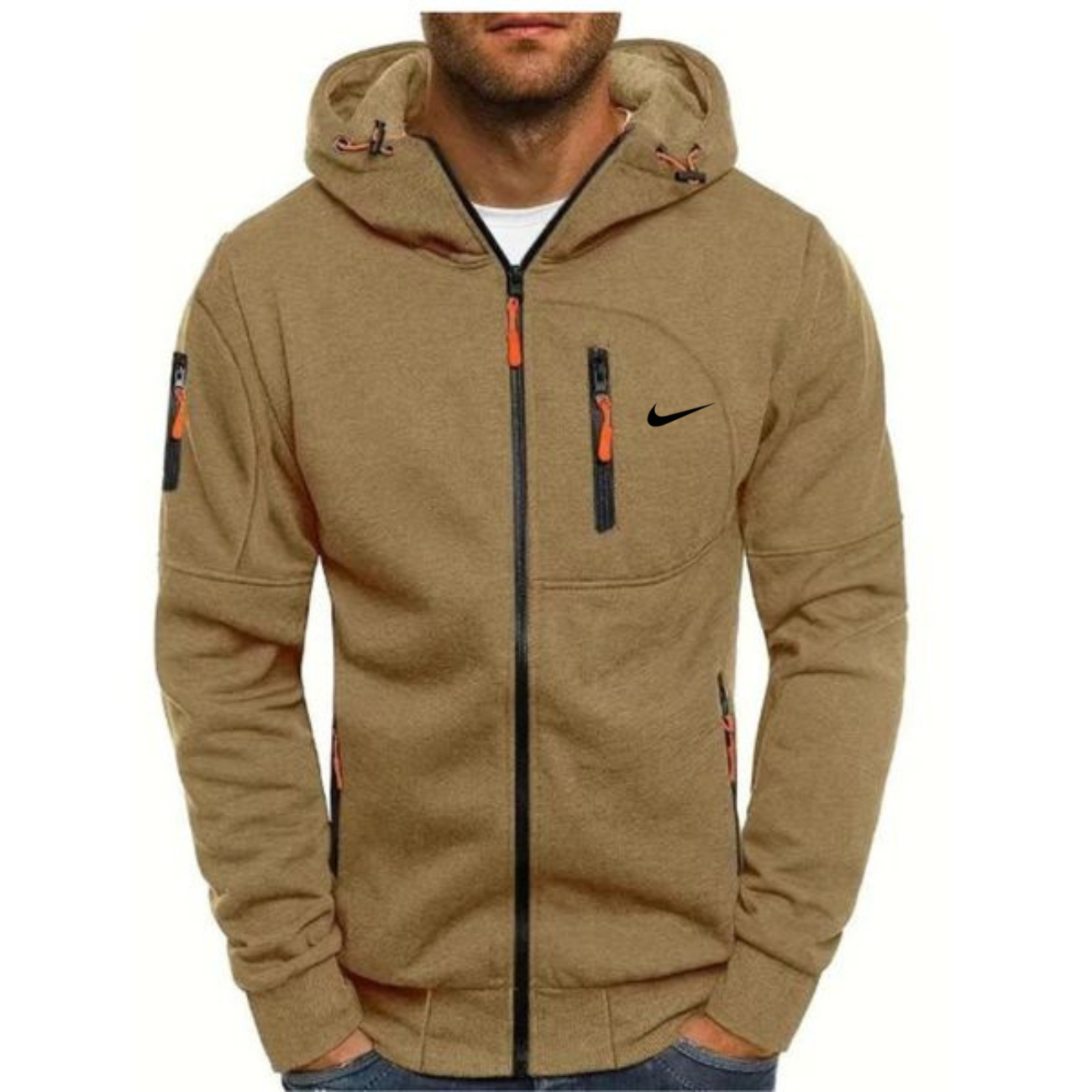 Premium Komfort Zip-Up Hoodie - Utförsäljning