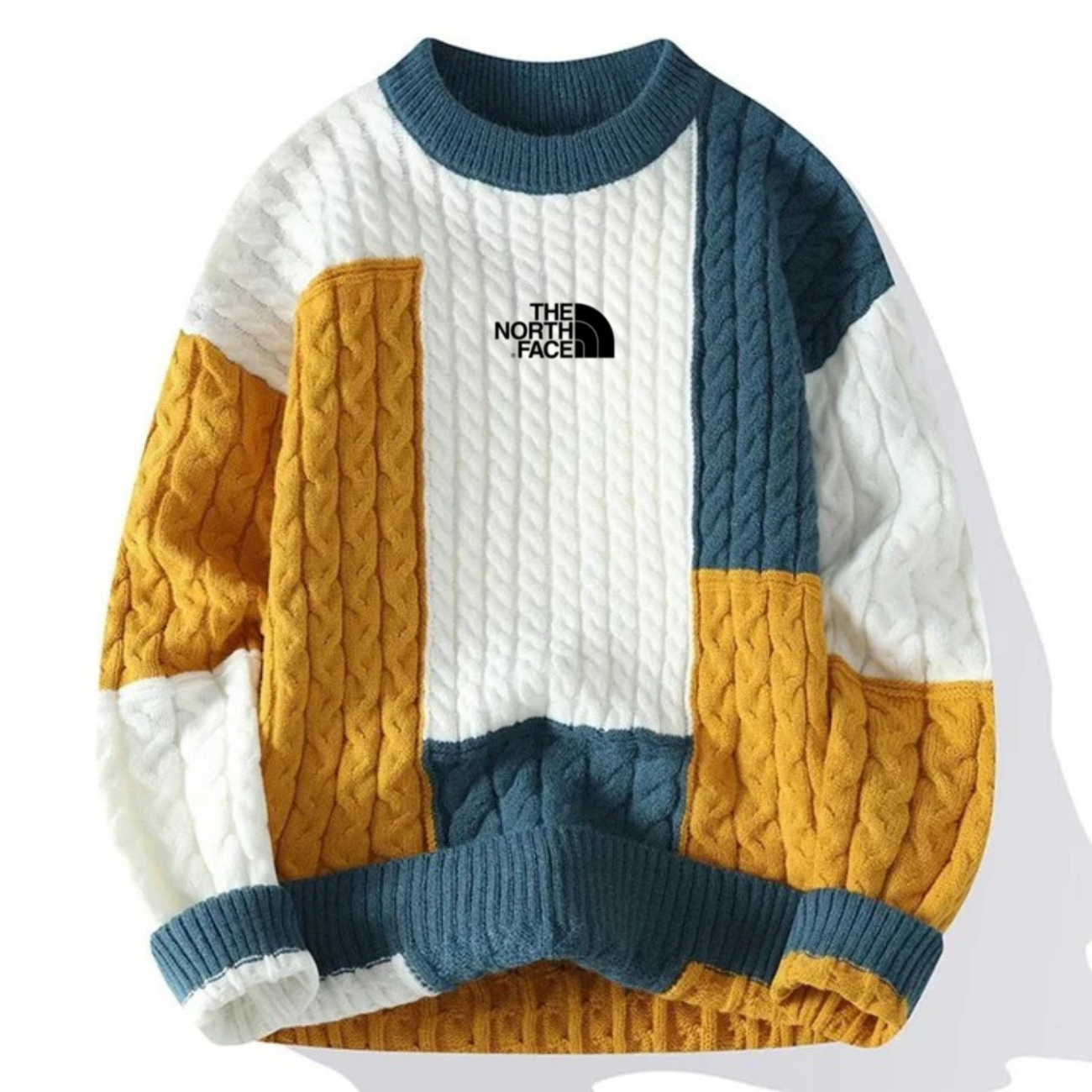 Retro Patchwork Tröja - UTFÖRSÄLJNING AV KOLLEKTION