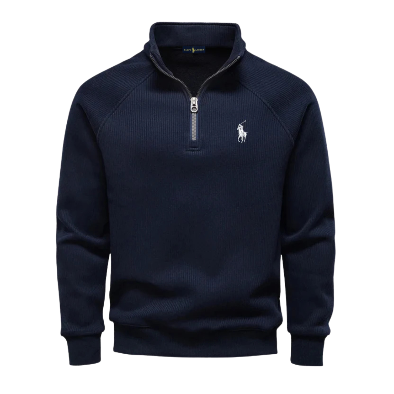 2026 Förfinad Stickad Half-Zip Tröja - Utförsäljning