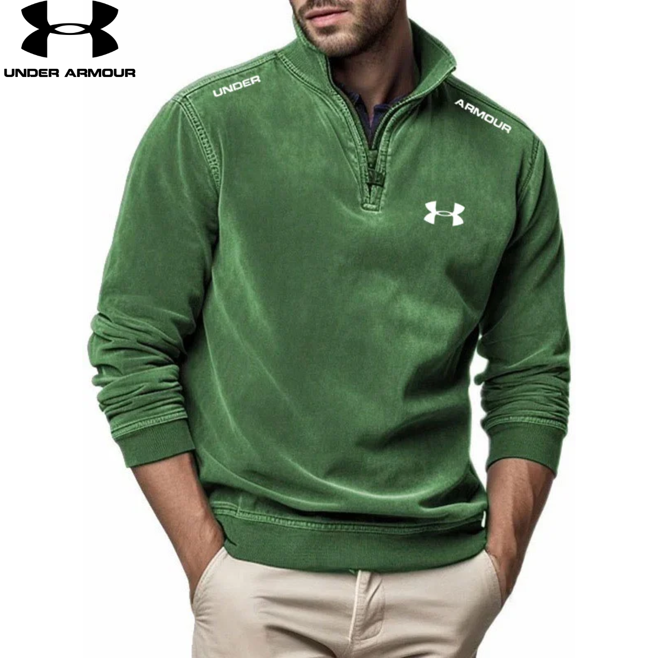 2026 Sweatshirt med Quarter Zip || Utförsäljning