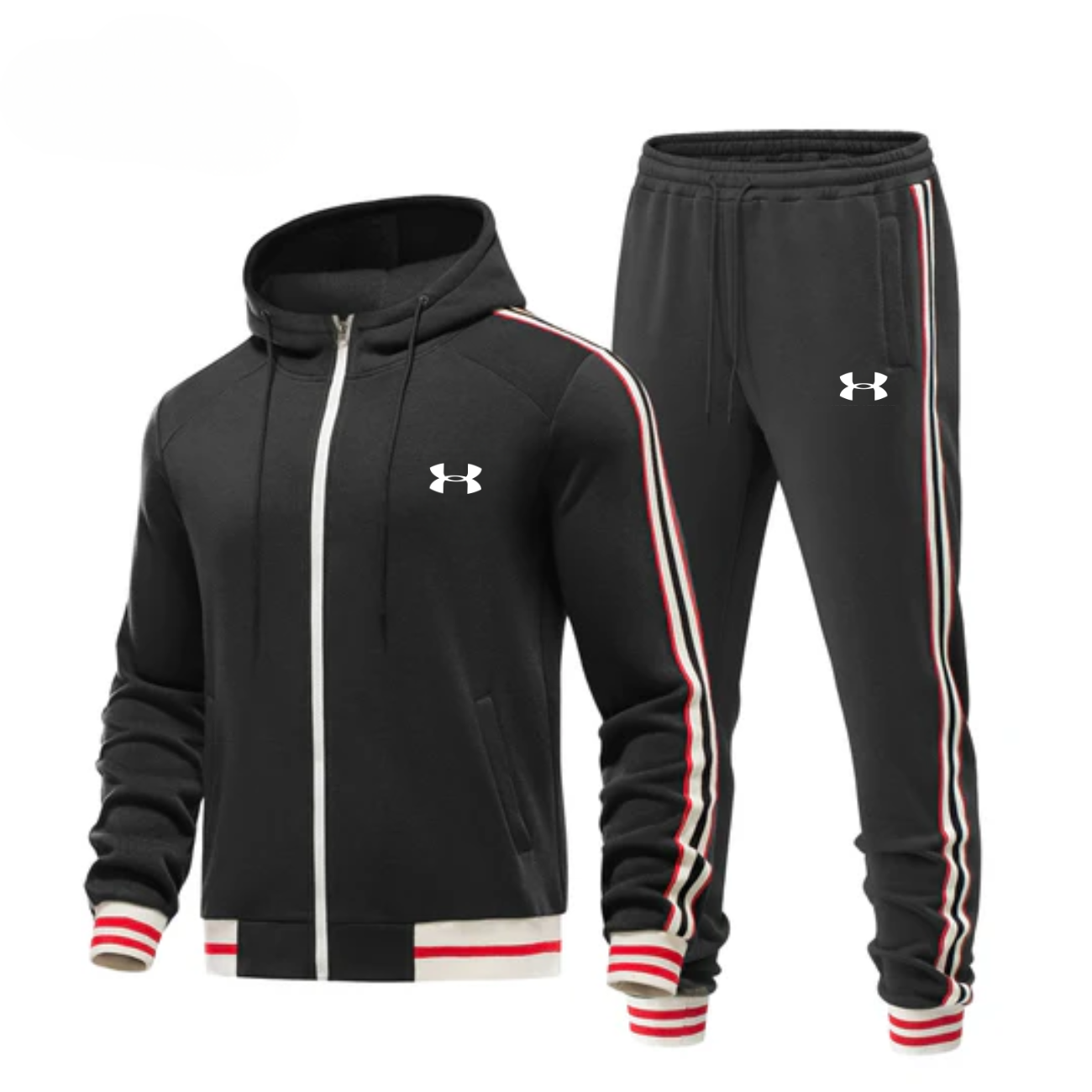 Avslappnad Set Hoodie & Byxor - REA