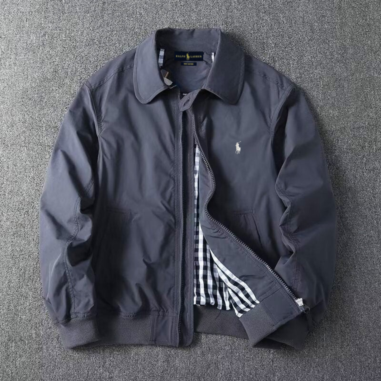 2026 Modern Klassisk Zip-Up Jacka - Rea