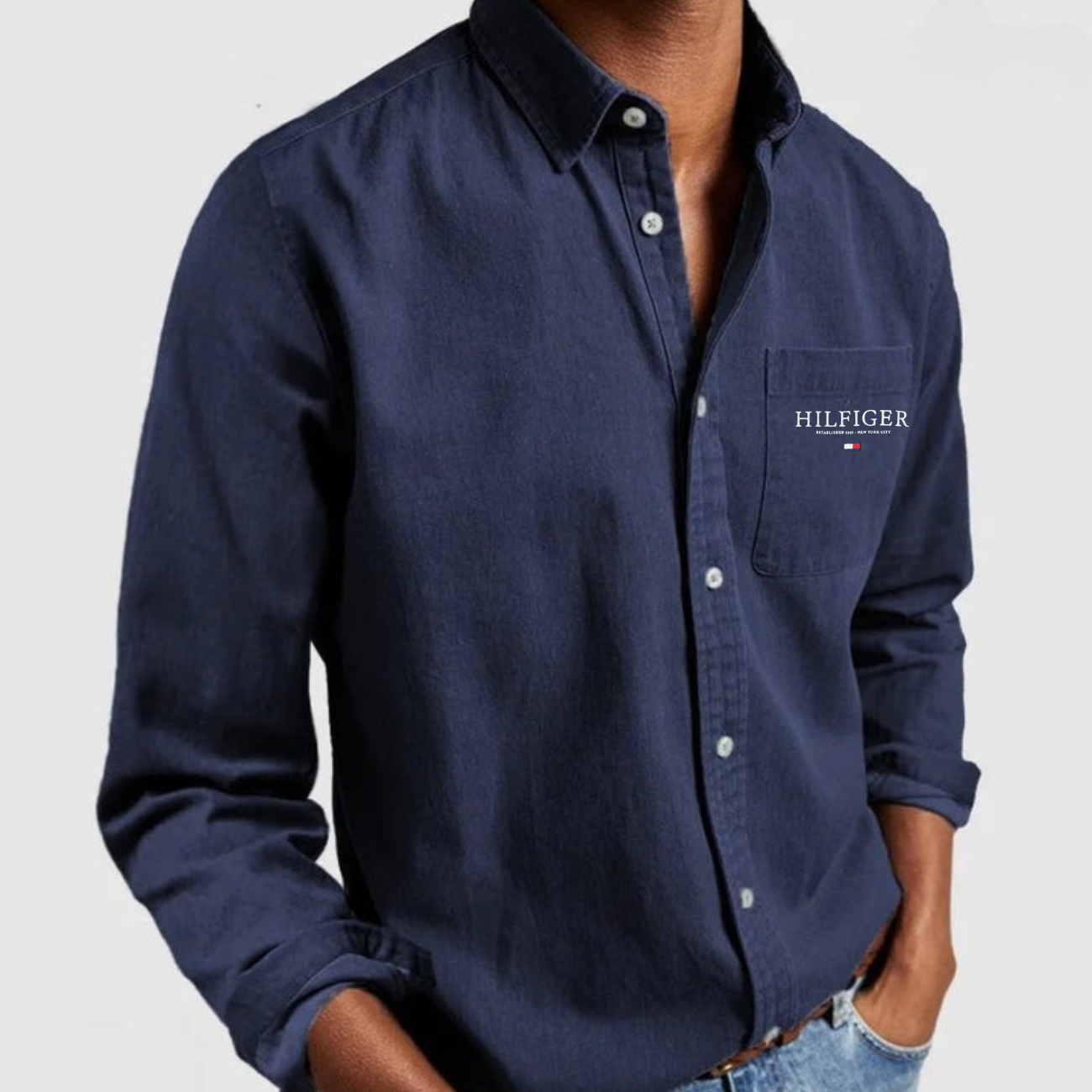 Linneskjorta | i Oxford-stil