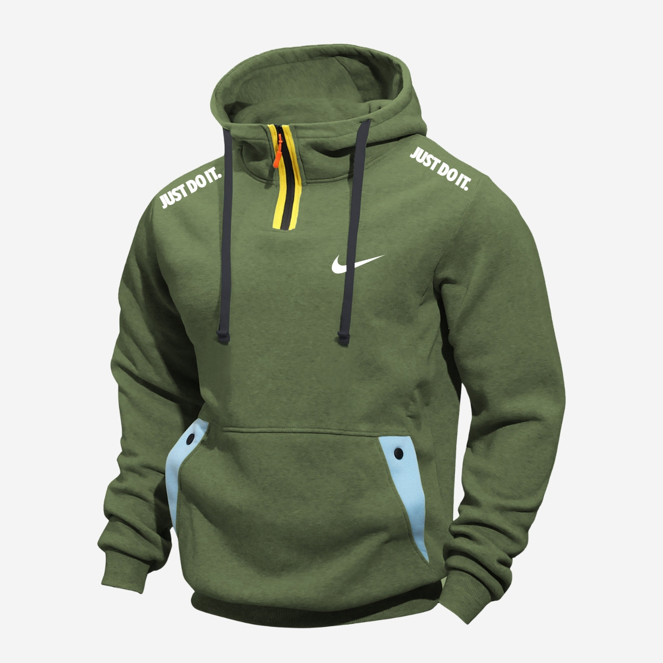 Avslappnad Half-Zip Hoodie - TFÖRSÄLJNING AV KOLLEKTION