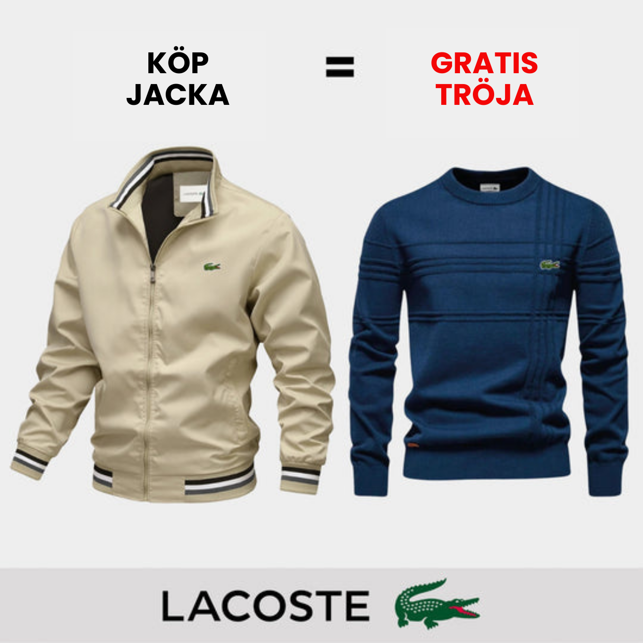 CASUAL JACKA + GRATIS TRÖJA || BEGRÄNSAT ERBJUDANDE