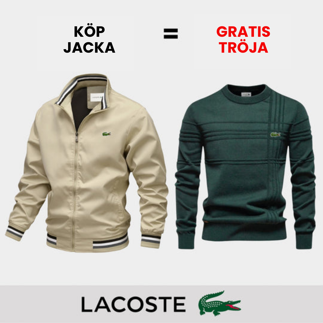CASUAL JACKA + GRATIS TRÖJA || BEGRÄNSAT ERBJUDANDE