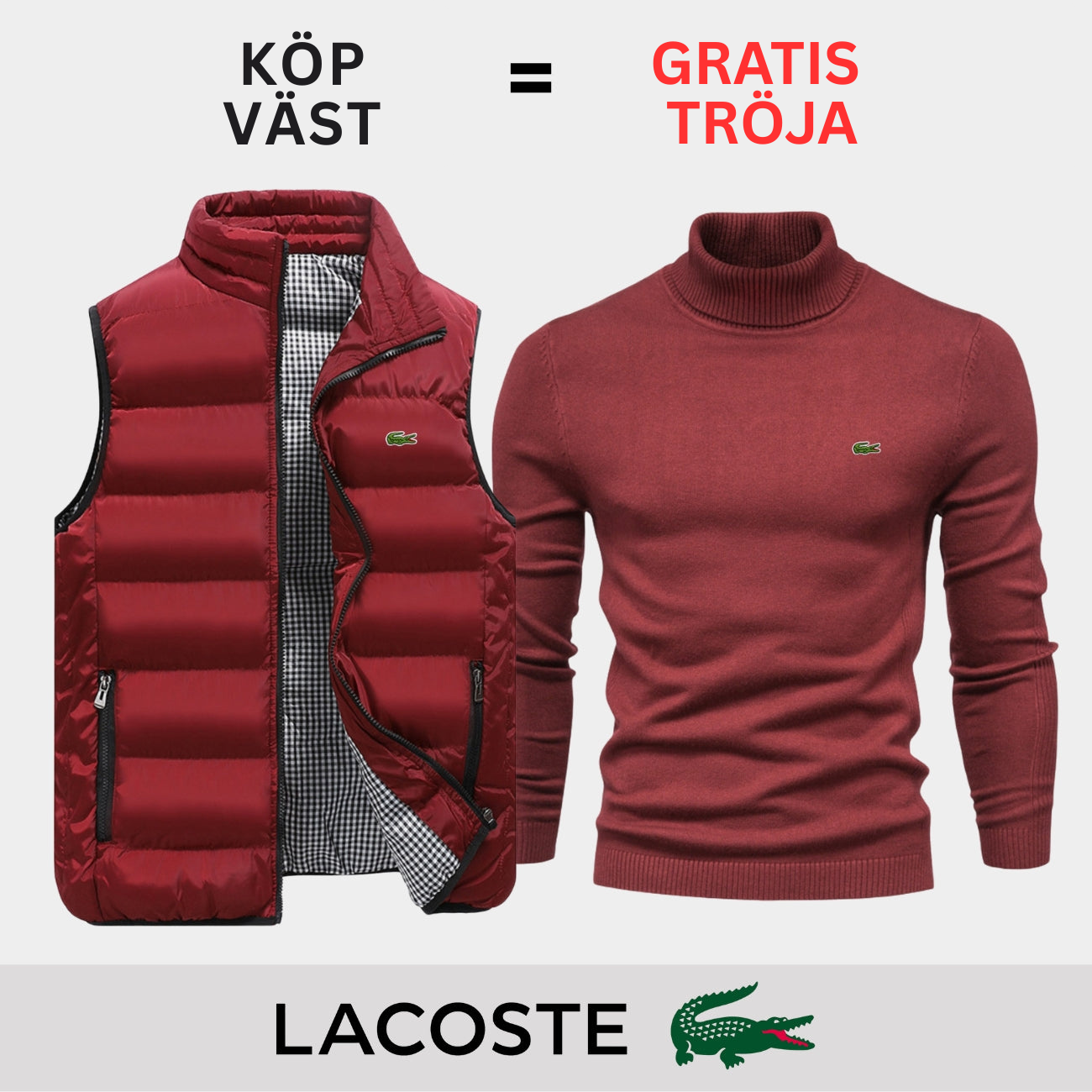 PREMIUM CASUAL VÄST + TRÖJA ERBJUDANDE || BEGRÄNSAT TID ERBJUDANDE