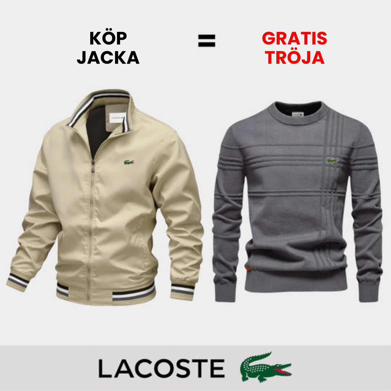 CASUAL JACKA + GRATIS TRÖJA || BEGRÄNSAT ERBJUDANDE