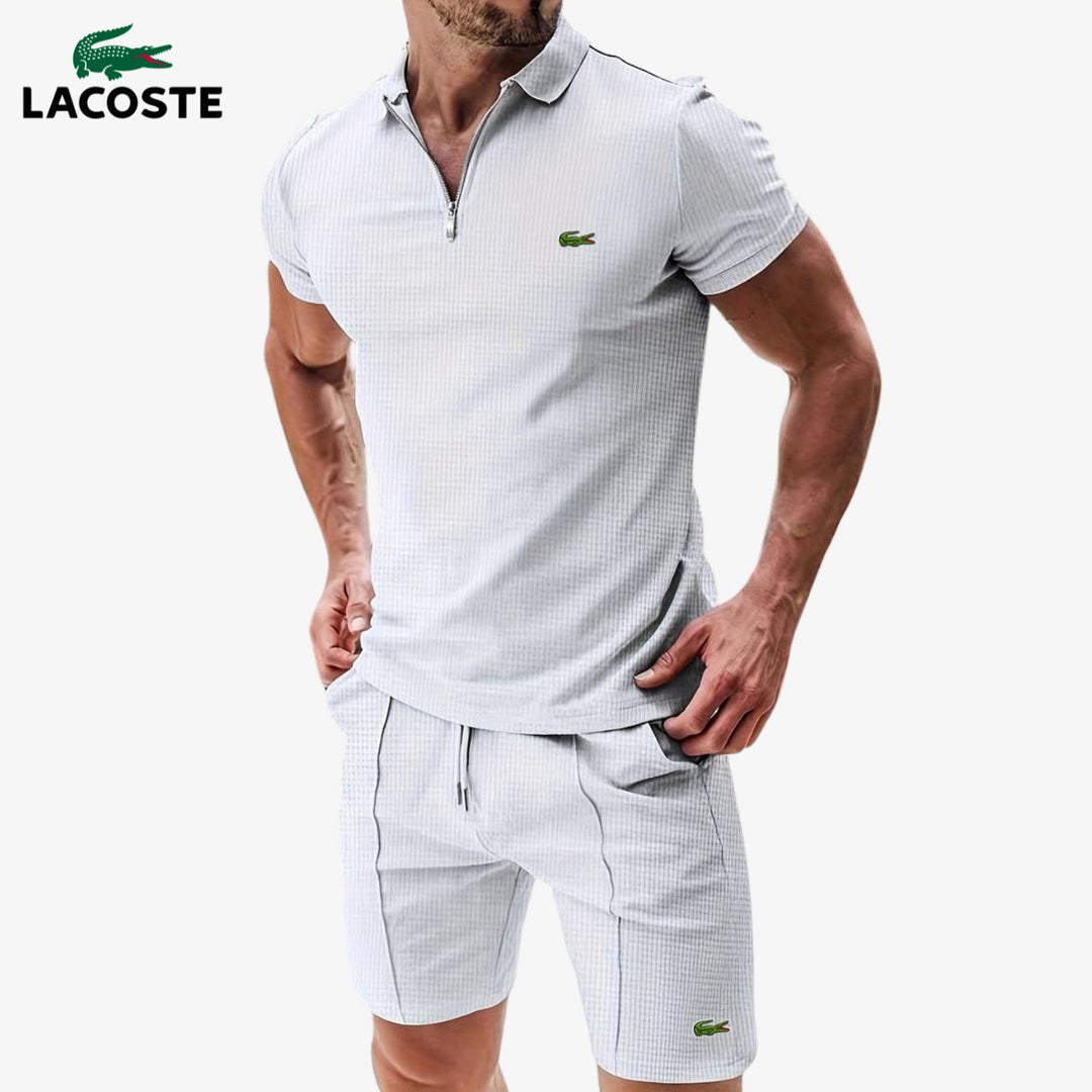 Zip-Polo & Shorts Set || Utförsäljning