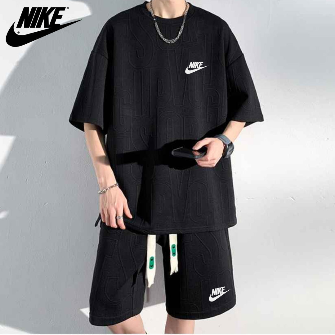 Avslappnad T-shirt och Shorts Set || UTFÖRSÄLJNINGSPRIS