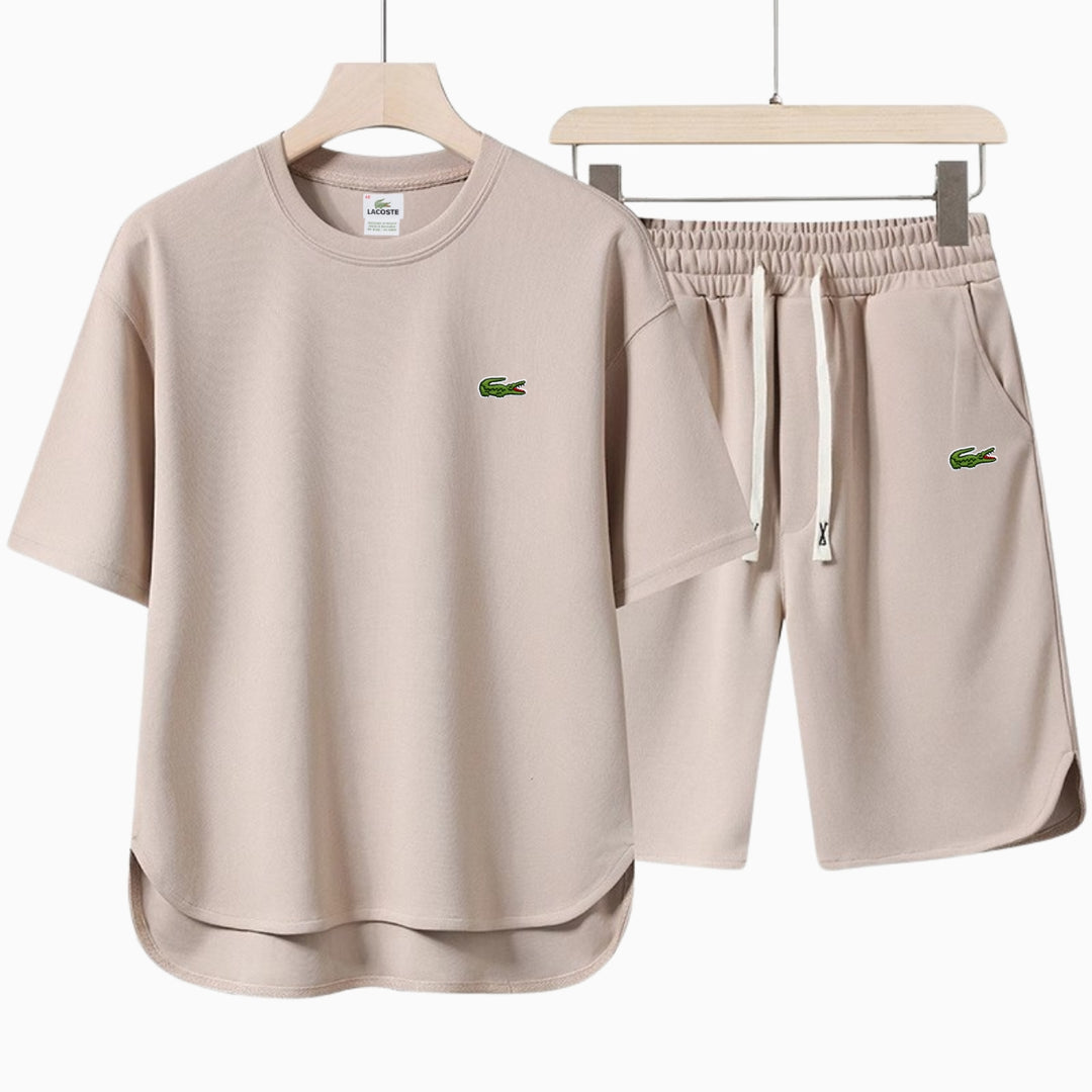 Casual Set för män - T-Shirt & Shorts