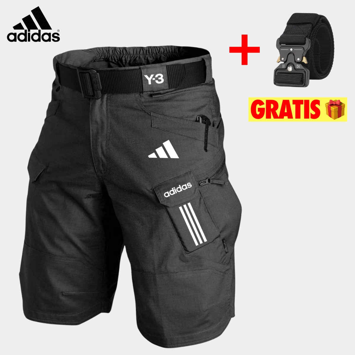 Taktiska Cargo-shorts + Gratis Bälte || UTFÖRSÄLJNING