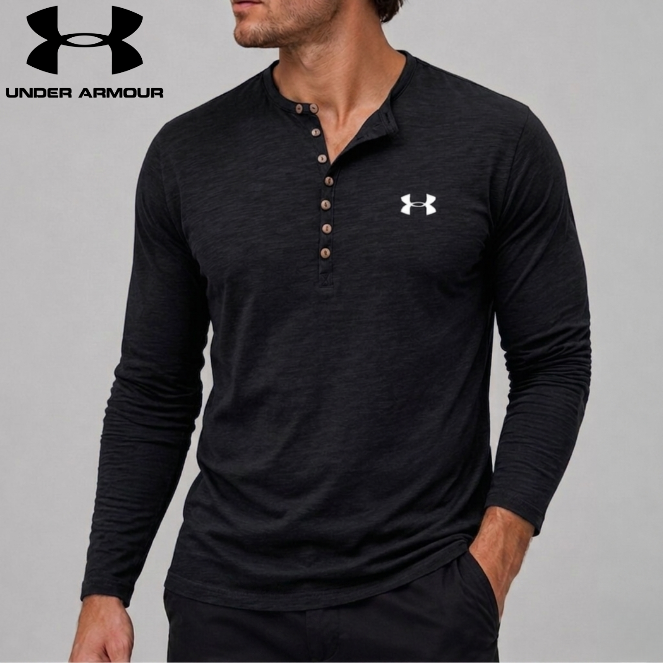 Långärmad Henley || Utförsäljning