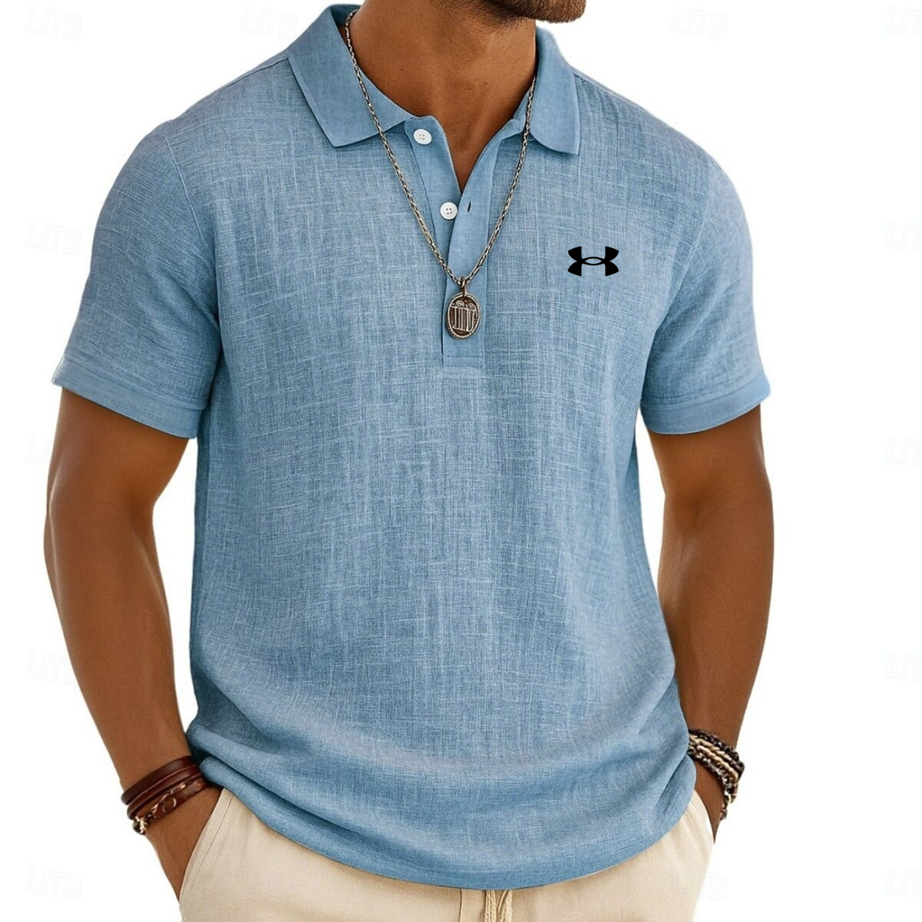 Modern strukturerad polo - utförsäljning
