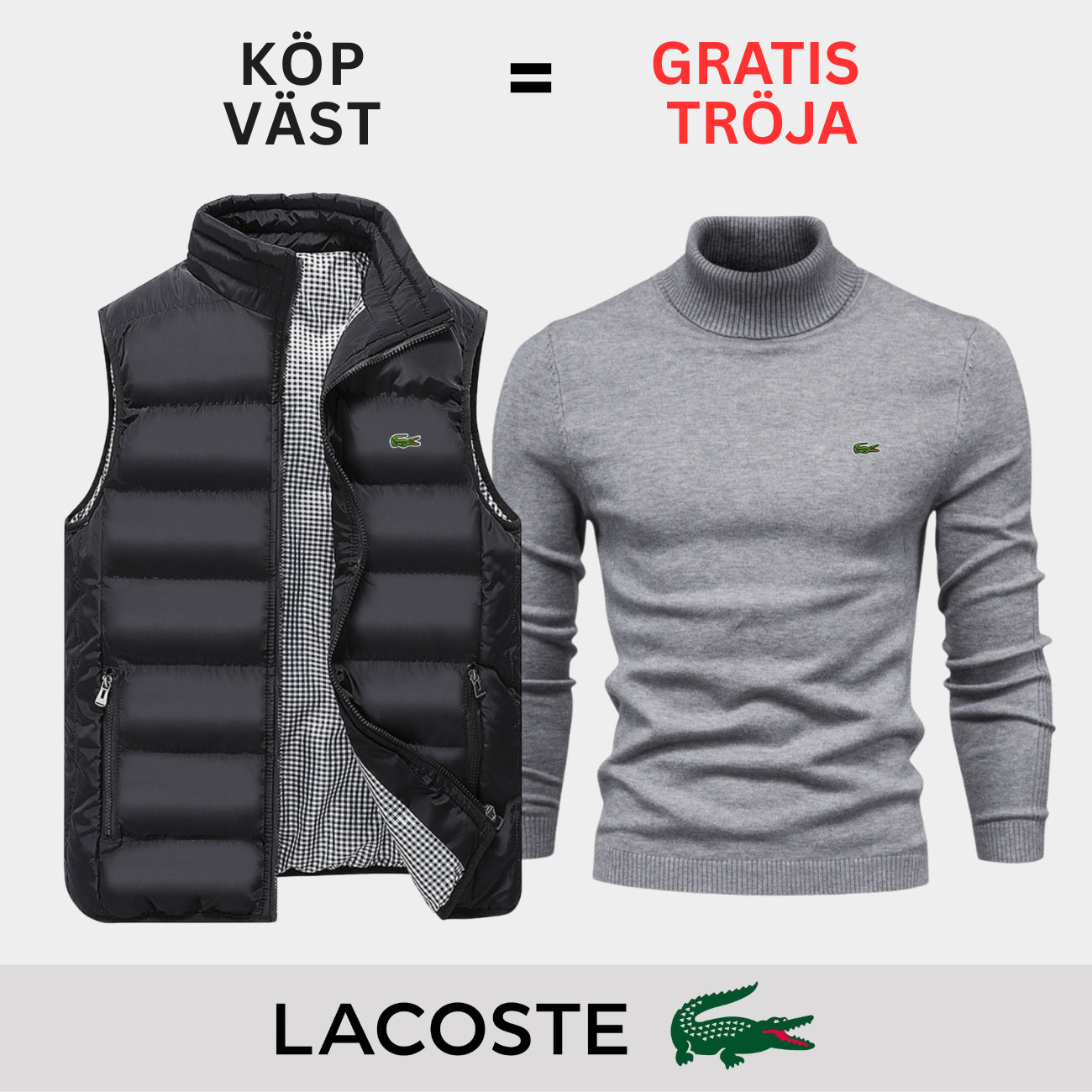 PREMIUM CASUAL VÄST + TRÖJA ERBJUDANDE || BEGRÄNSAT TID ERBJUDANDE