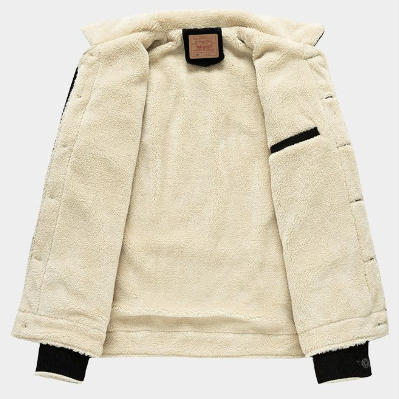 Sherpa-fodrad Manchesterjacka || Utförsäljning