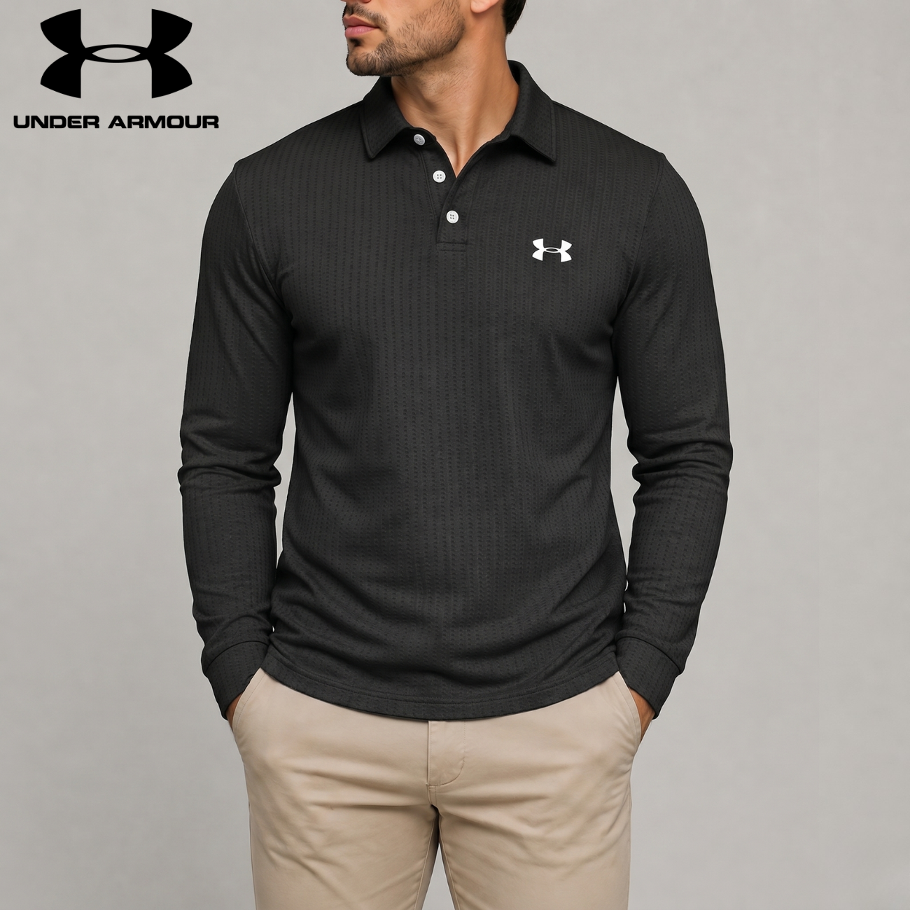 Långärmad Performance Polo || Utförsäljning