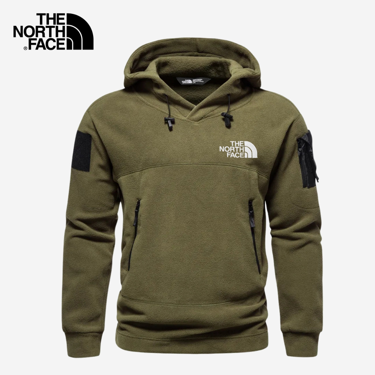 Herrens högpresterande fleece hoodie || Utrensningsrea
