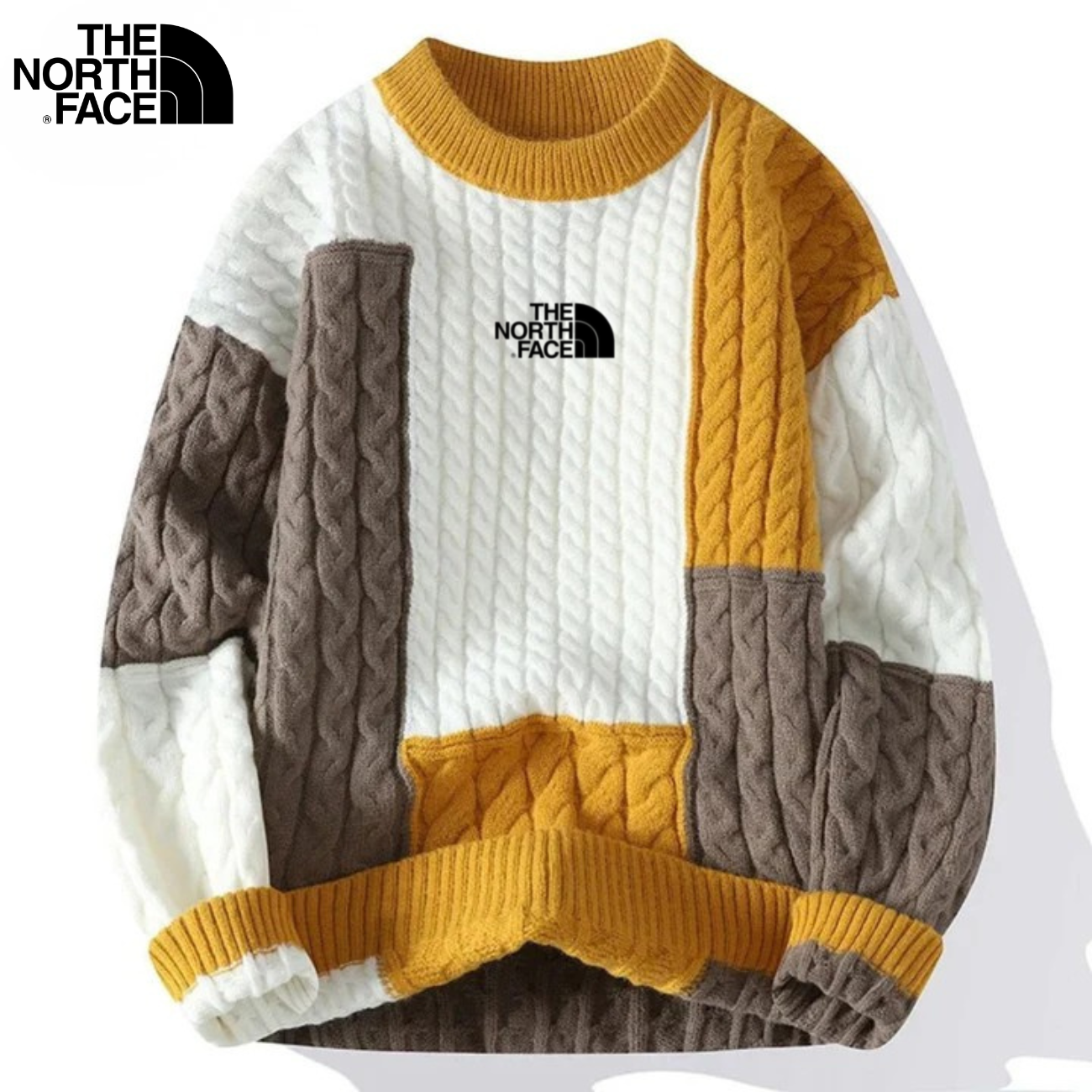 Retro Patchwork Tröja - UTFÖRSÄLJNING AV KOLLEKTION