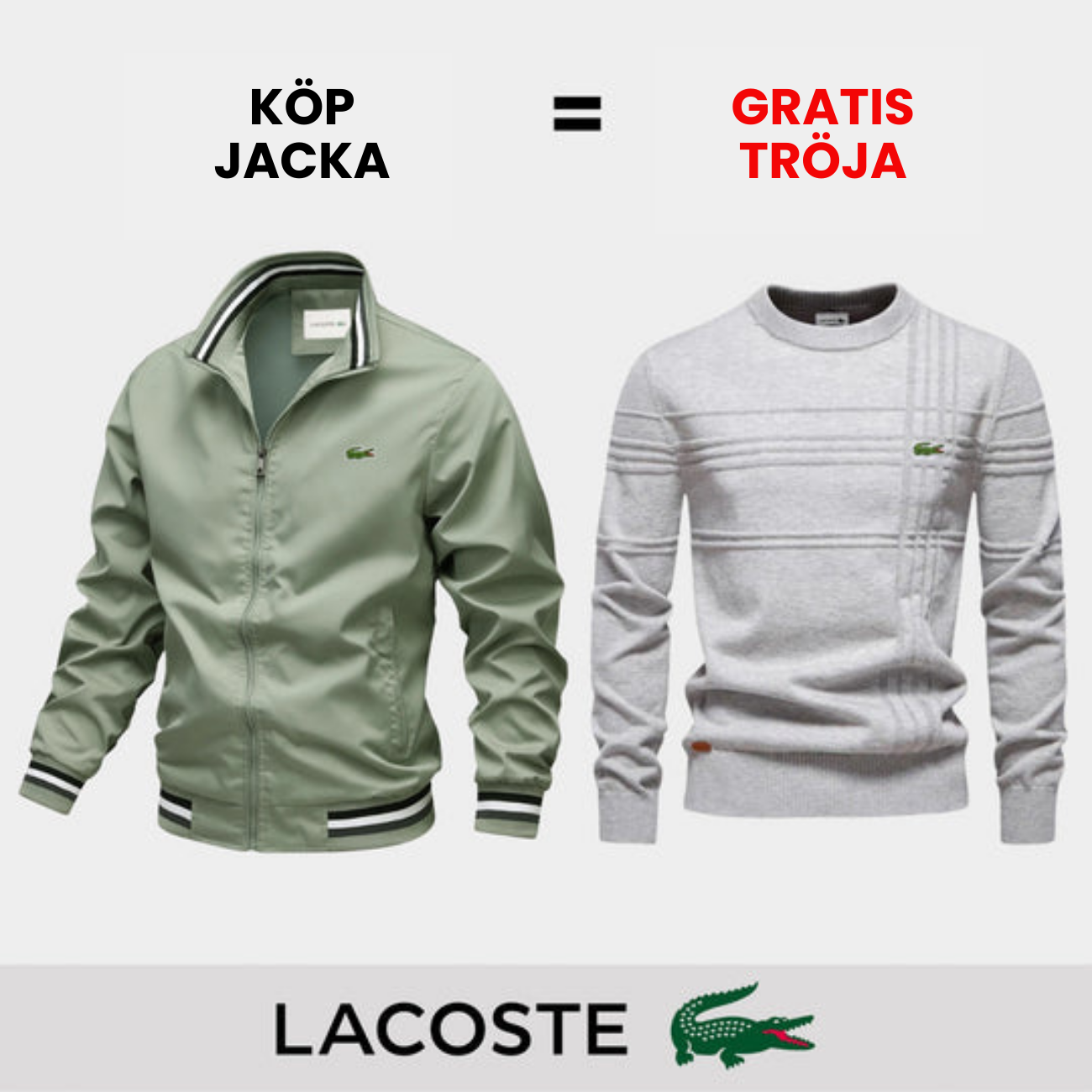 CASUAL JACKA + GRATIS TRÖJA || BEGRÄNSAT ERBJUDANDE