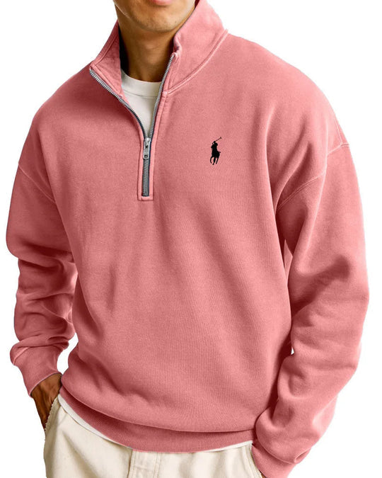 R&L™ Herr Casual Ståkrage Halvdragkedja Sweatshirt