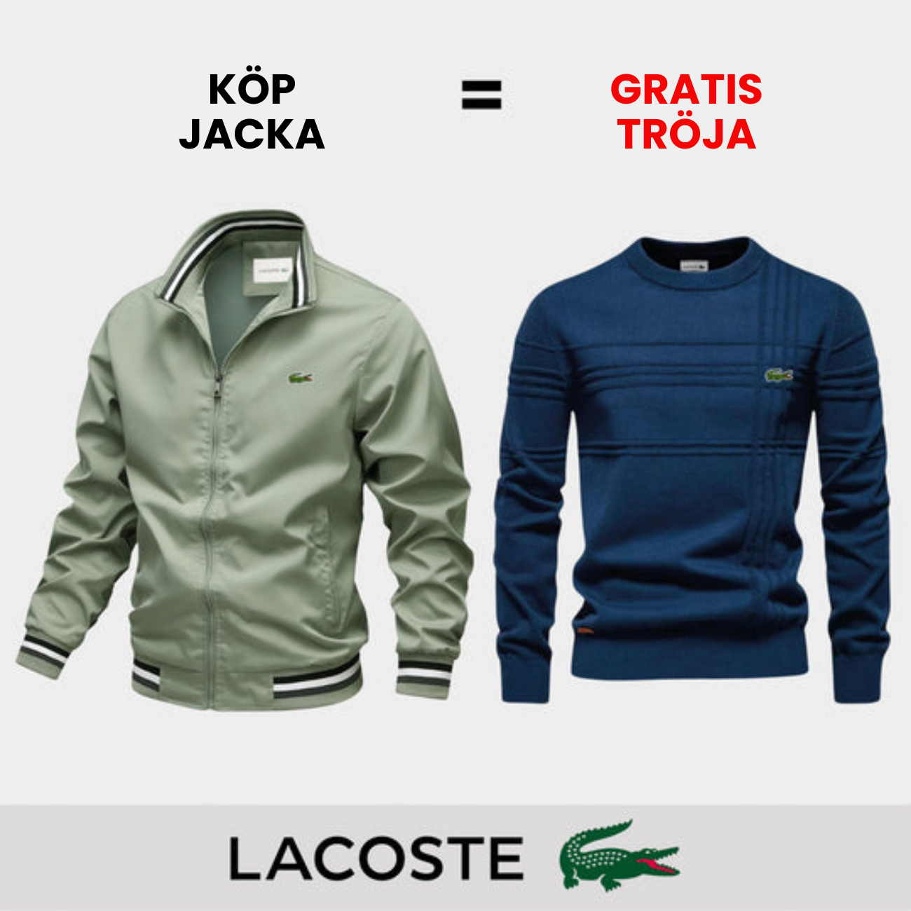 CASUAL JACKA + GRATIS TRÖJA || BEGRÄNSAT ERBJUDANDE